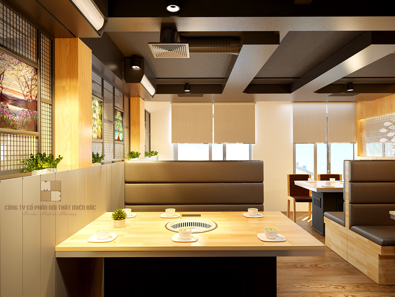 Thiết kế nội thất nhà hàng Isteam sang trọng (Phần 2) - H3